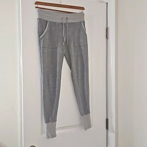 Sweatpant Legging pants w/pockets, grey, Size Medium